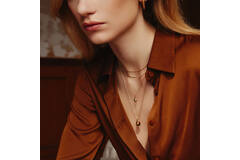  Lady Cozy - Zilver / 14kt GP - 60cm